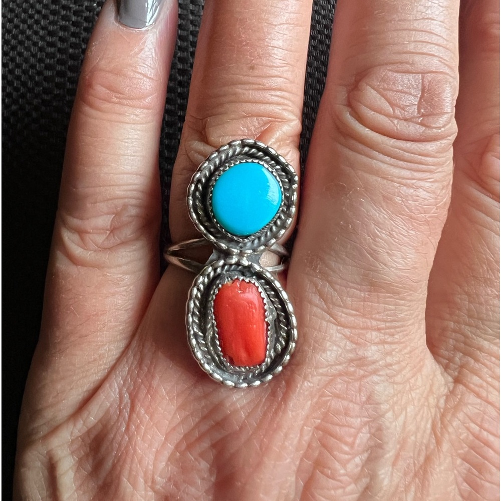Sterling Silver ring with turquoise